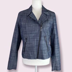 Liz Claiborne Cotton Moto Jacket